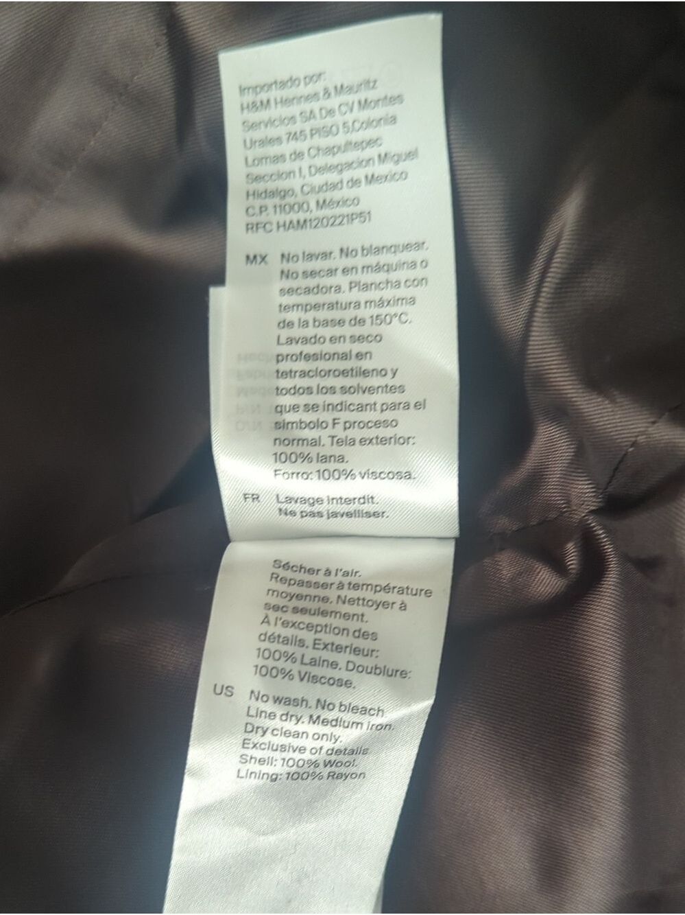 COS Double-Breasted Brown Blazer Jacket - Women's Tailored Coat - Picture 11 of 14